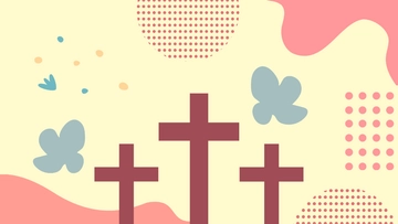 Free Good Friday Abstract Background Template to Edit Online