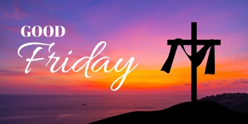 Free Good Friday Banner Template to Edit Online
