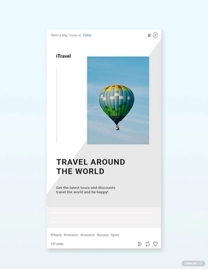 Travel Trends Tumblr Post Template