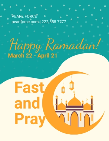 Free Ramadan Flyer Template to Edit Online