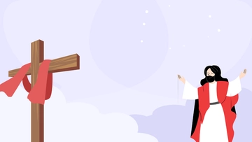 Free Good Friday Light Background Template to Edit Online