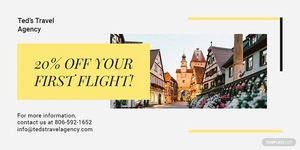 Travel & Tourism Blog Image Post Template
