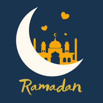 Free Ramadan Graphic Clipart Template to Edit Online