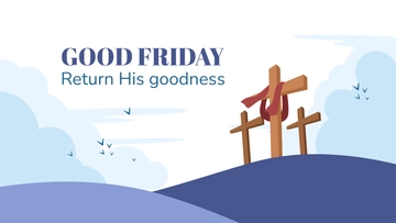 Free Good Friday Youtube Cover Template to Edit Online