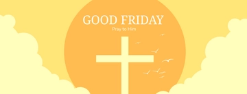 Free Good Friday Facebook Cover Banner Template to Edit Online