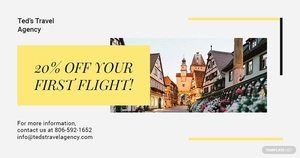 Travel & Tourism Facebook Post Template