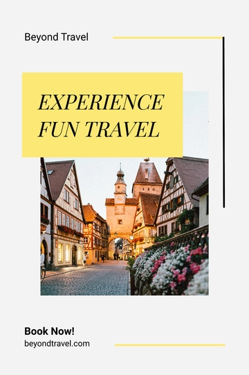 Free Travel & Tourism Tumblr Post Template to Edit Online