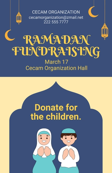 Free Ramadan Event Poster Template to Edit Online