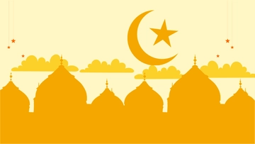 Free Ramadan Gold Background Template to Edit Online