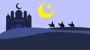 Free Ramadan High resolution Background Template to Edit Online