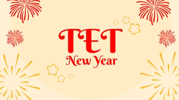Free Tet New Year Background Template to Edit Online