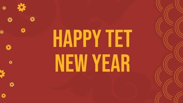 Free Happy Tet New Year Background Template to Edit Online