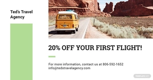 Travel Agency LinkedIn Blog Post Template