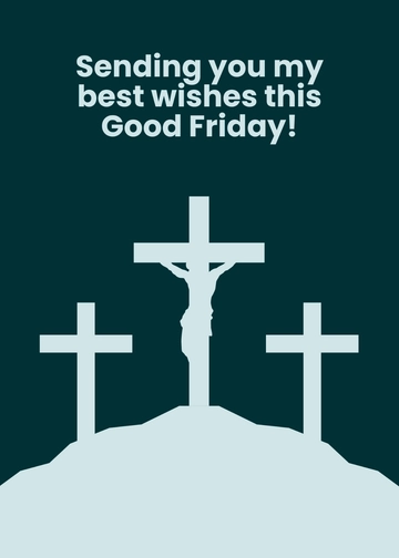 Free Good Friday Card Template to Edit Online