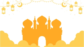 Free Ramadan Plain Background Template to Edit Online