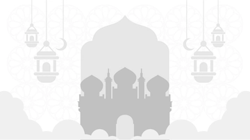 Free Ramadan White Background Template to Edit Online