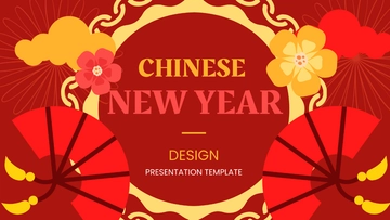 Free Chinese New Year Design Presentation Template to Edit Online