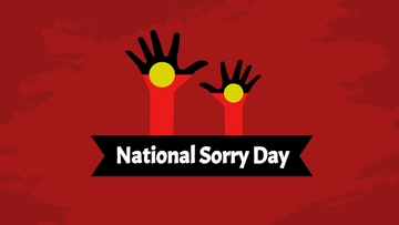 Free National Sorry Day Background Template to Edit Online Free National Sorry Day Background Template to Edit Online