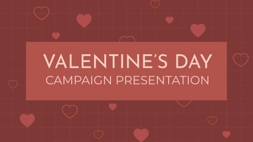Free Valentine's Day Campaign Presentation Template to Edit Online
