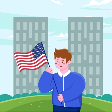 Free Cute Patriots' Day Clipart Template to Edit Online