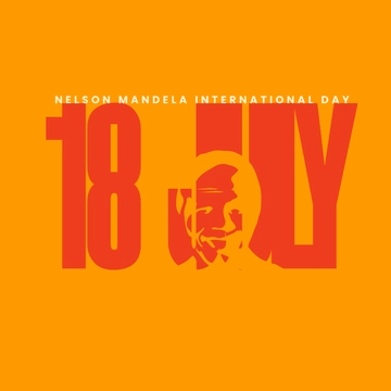 Free Nelson Mandela International Day FB Post Template to Edit Online