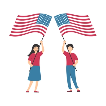Free Patriots' Day Cartoon Clipart Template to Edit Online