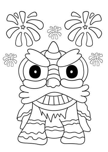 Free Chinese New Year Drawing Template to Edit Online