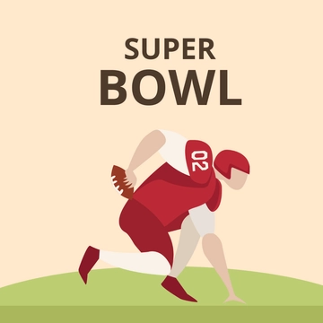 Free Super Bowl Clipart Template to Edit Online