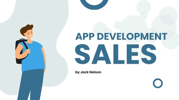 Free App Development Sales Presentation Template to Edit Online