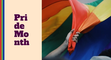 Free Pride Month Photo Background Template to Edit Online