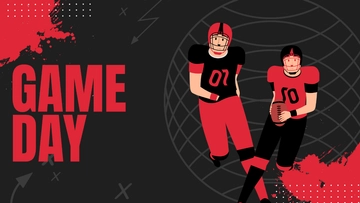 Free Super Bowl Dark Background Template to Edit Online