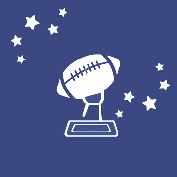Free Super Bowl Chalk Design Clipart Template to Edit Online