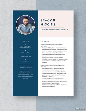 ASIC Design Verification Engineer Resume