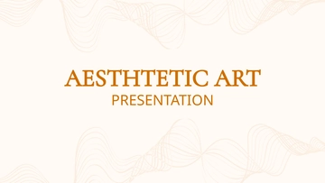 Free Aesthetic Art Presentation Template to Edit Online