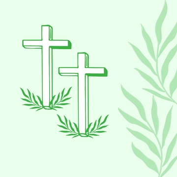 Free Happy Ash Wednesday Clipart Template to Edit Online