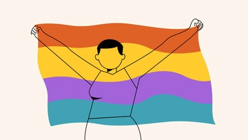 Free Pride Month Drawing Background Template to Edit Online