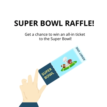 Free Super Bowl Promotion Clipart Template to Edit Online