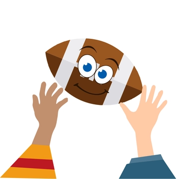 Free Super Bowl Cartoon Clipart Template to Edit Online