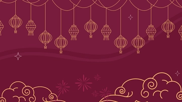 Free Chinese New Year Drawing Background Template to Edit Online