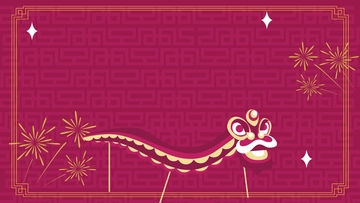 Free Chinese New Year Pattern Background Template to Edit Online