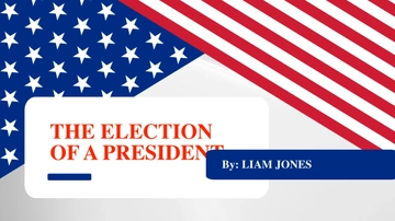 Free US Political Science Lesson for High School Presentation Template to Edit Online