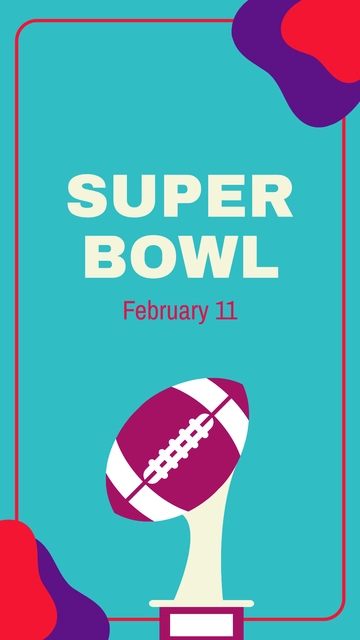 Free Super Bowl Instagram Story Template to Edit Online