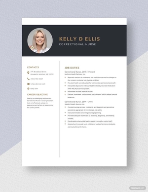 Correctional Nurse Resume