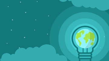 Free Earth Hour Abstract Background Template to Edit Online