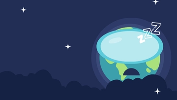 Free Earth Hour Dark Background Template to Edit Online