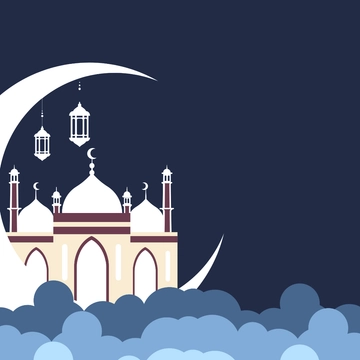 Free Al Isra' wal Miraj Cartoon Clipart Template to Edit Online