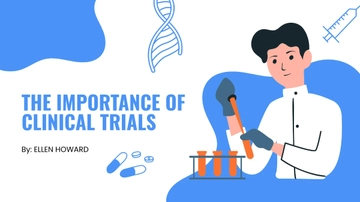 Free Science Experiment Medical Center Presentation Template to Edit Online