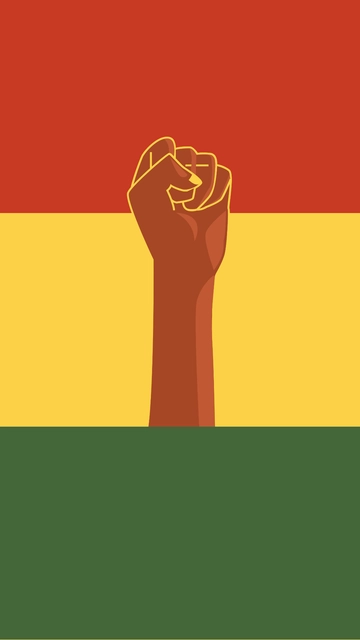 Free Juneteenth iPhone Background Template to Edit Online