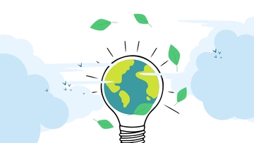 Free Earth Hour White Background Template to Edit Online