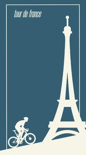 Free Tour de France iPhone Background Template to Edit Online